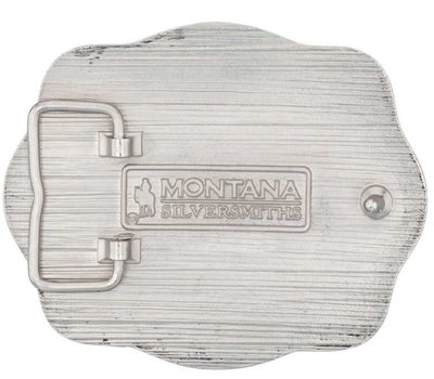 Montana Silversmith Champion Bull Rider Filigree Framed Attitude Belt Buckle