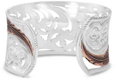 Montana Silversmith Heavenly Whispers Feather Cuff Bracelet