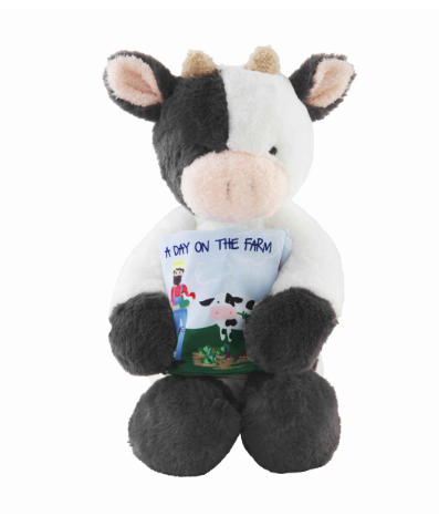 Mud Pie Farm Book Plush
