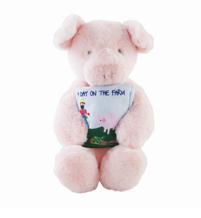 Mud Pie Farm Book Plush