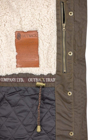 Outback Trading Women's Adelaide Oilskin Jacket - Bronze