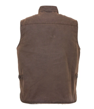 Outback Trading Men's Cobar Vest - Brown