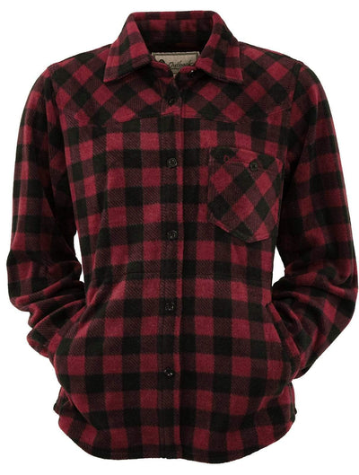 Outback Trading Women's Big Shirt - Wine
