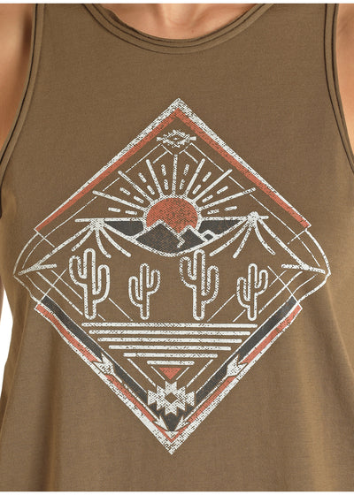 Rock & Roll Cowgirl Graphic Tank Top
