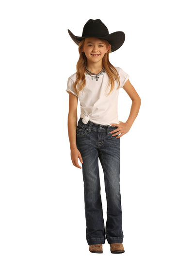 Rock & Roll Cowgirl Girls Denim Trouser