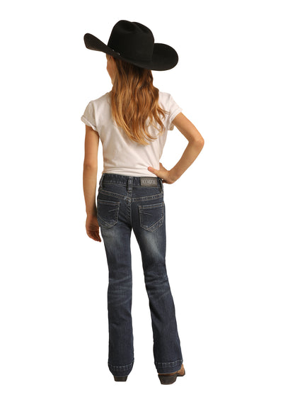 Rock & Roll Cowgirl Girls Denim Trouser