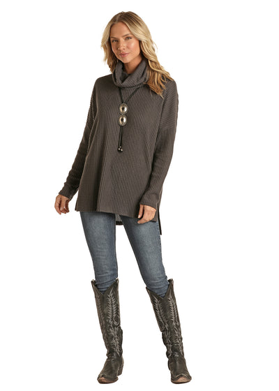 Panhandle Women's Cowl Neck Top