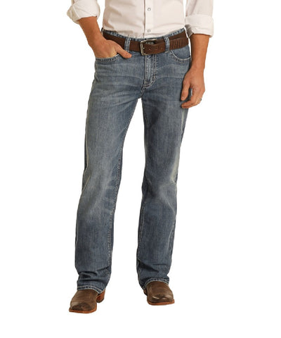 Rock & Roll Denim Men's Relaxed Fit Straight Leg Jean