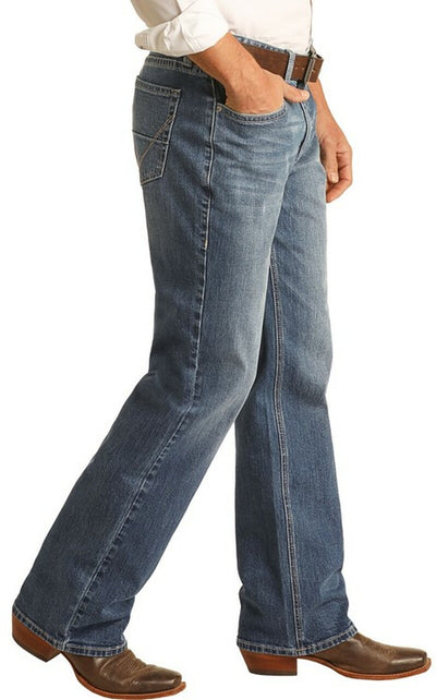 Rock & Roll Denim Men's Vintage '46 Straight Bootcut Jean