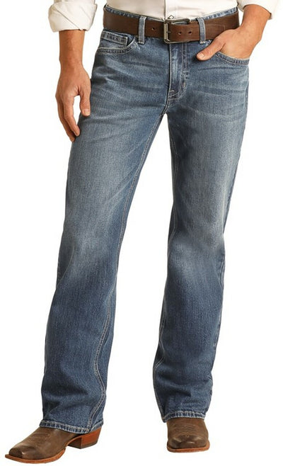 Rock & Roll Denim Men's Vintage '46 Straight Bootcut Jean