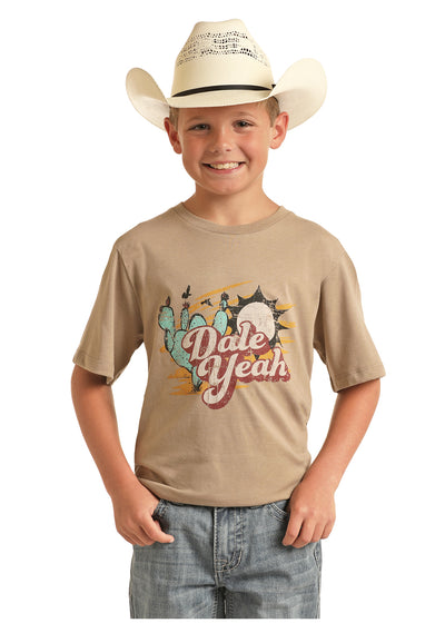 Rock & Roll Cowboy Boys Dale Brisby Solid Tee