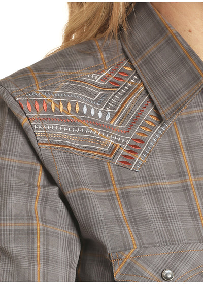 Panhandle Women's Plaid Western Shirt