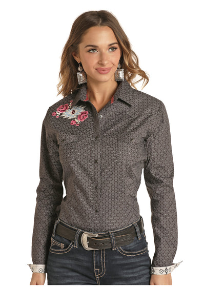 Panhandle Women's Geometric Print Shirt