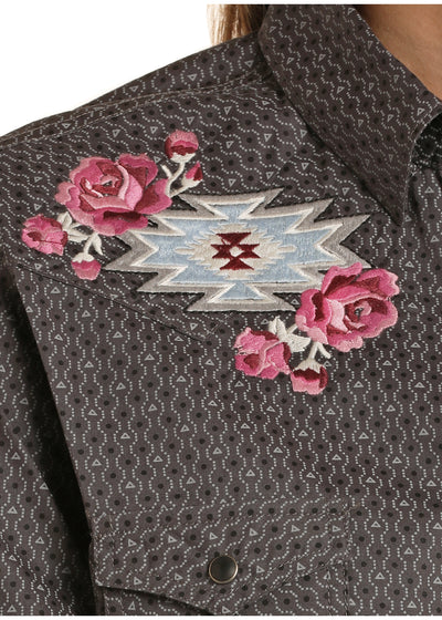 Panhandle Women's Geometric Print Shirt