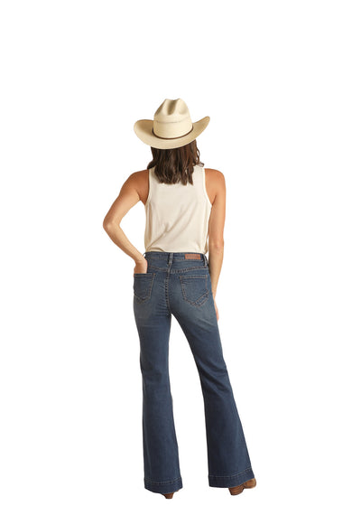 Rock & Roll Cowgirl High Rise Trouser