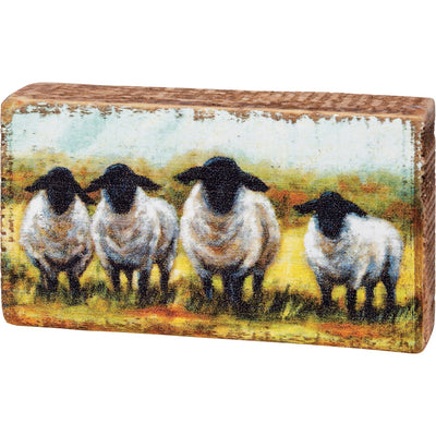 Primitives by Kathy Sheep Block Sign