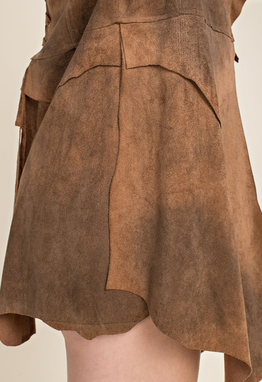 Vocal Apparel Women's Suede Jacket - Camel
