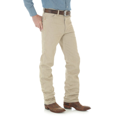Wrangler Men's Cowboy Cut Slim Fit Western Jeans - Tan