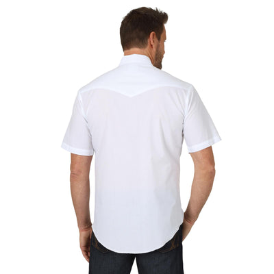 Wrangler Men's Sollid Sport Western Snap Shirt