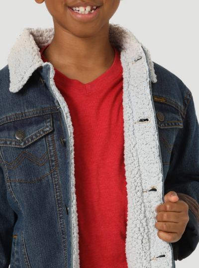 Wrangler Kids Sherpa Denim Jacket