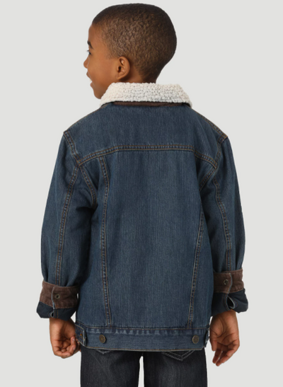 Wrangler Kids Sherpa Denim Jacket