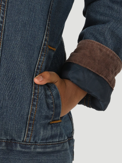 Wrangler Kids Sherpa Denim Jacket
