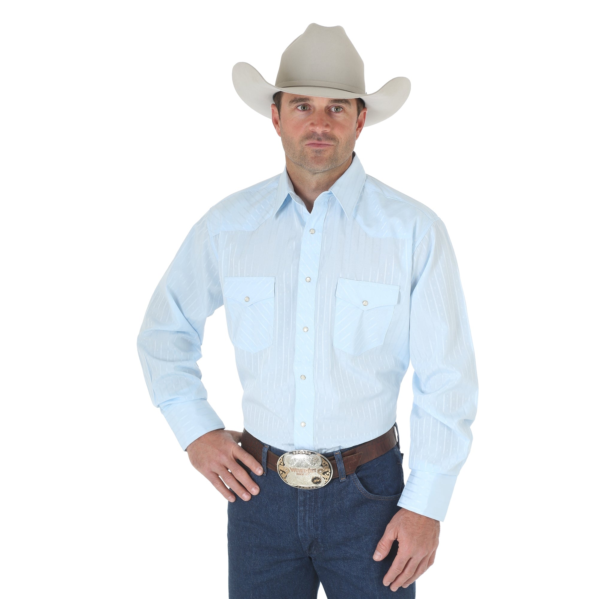 Wrangler Men's Sport Western Snap Shirt - Big & Tall