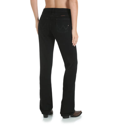 Wrangler Women's Black Denim Ultimate Q-Baby Riding Jean