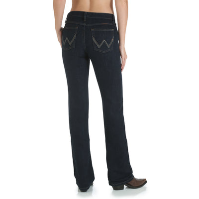 Wrangler Women's Dark Denim Ulimate Q-Baby Riding Jean