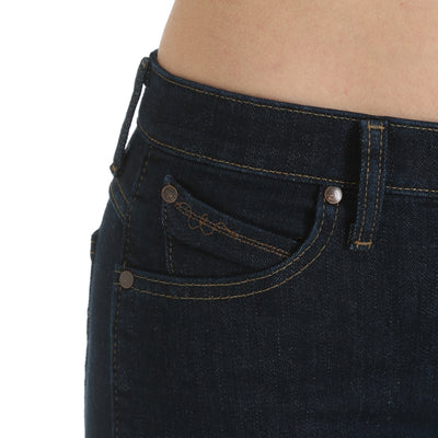Wrangler Women's Dark Denim Ulimate Q-Baby Riding Jean