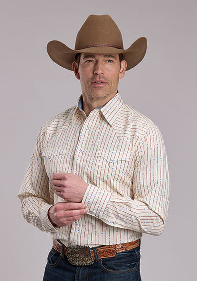 Roper Men's Stars & Stripes Print Shirt
