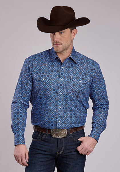 Roper Men's Medallion Paisley Western Shirt