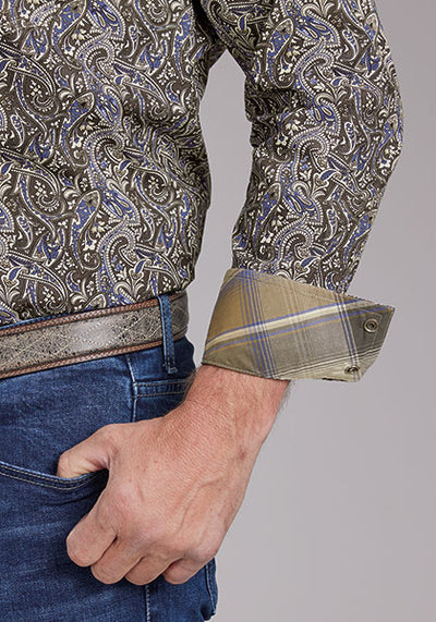 Roper Men's Paisley Snap Western Shirt