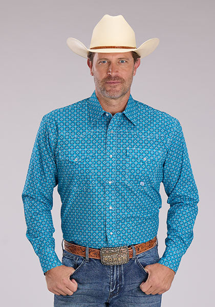 Men's Roper Bluebird Foulard Long Sleeve Shirt