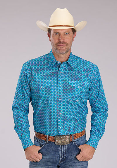 Men's Roper Bluebird Foulard Long Sleeve Shirt