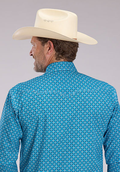 Men's Roper Bluebird Foulard Long Sleeve Shirt