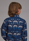 Roper Boy's Ambre Aztec Print Shirt