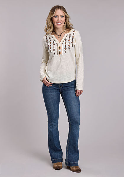 Roper Women's Slub Knit Jersey Tee