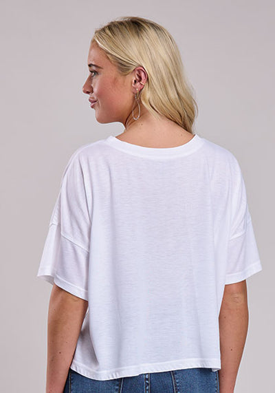Roper Women's Embroidery Printed Oversized Tee