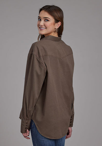 Roper Women's Oversized Western Shirt Jacket