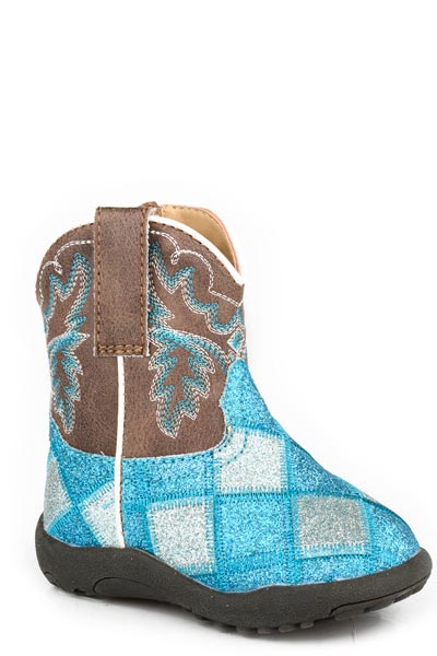 Roper Infant's Patchwork Glitter Vamp