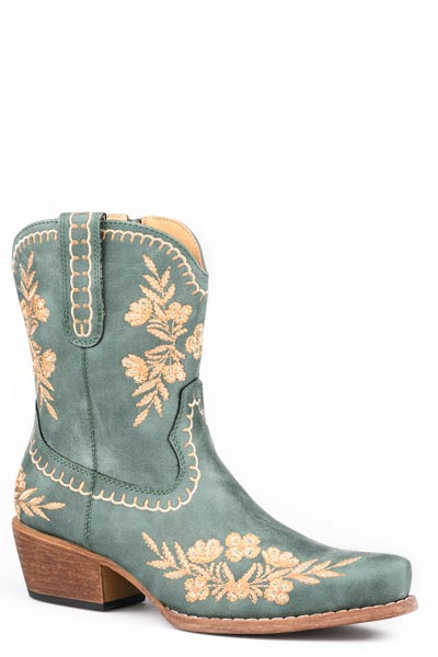 Roper Women's Turquoise Floral Fashion Boot