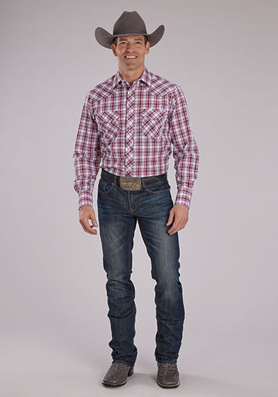 Roper Men's Plaid Western Style Shirt