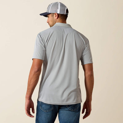 Ariat Men's TEK Polo - Silver Lining