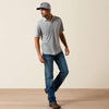 Ariat Men's TEK Polo - Silver Lining