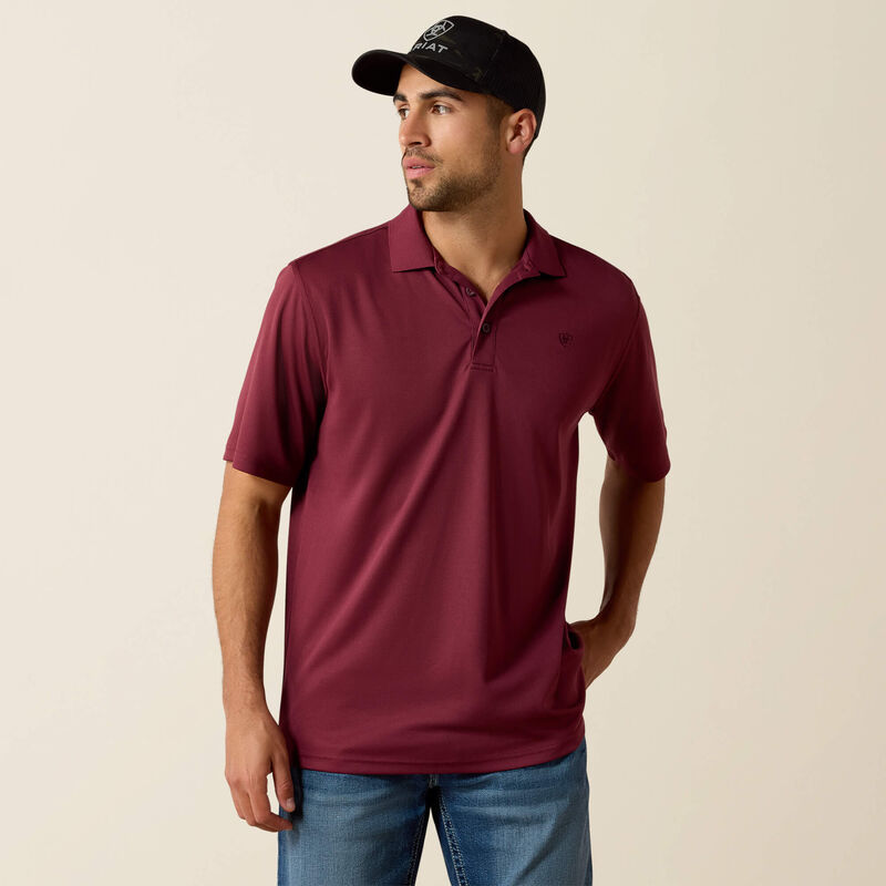 Ariat Men's TEK Polo - Maroon