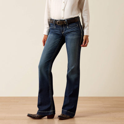 Ariat Women's Trouser Mid Rise Stretch Entwined Jeans
