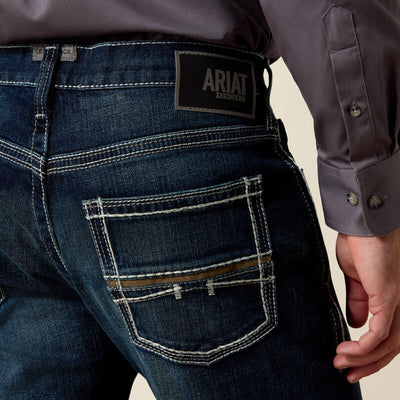 Ariat Men's M5 Slim Stretch Coltrane Stackable Jean