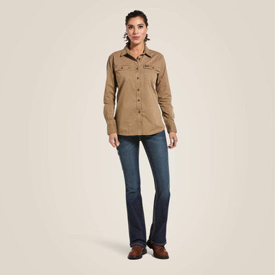 Ariat Women's Rebar Washed Twill Work Shirt