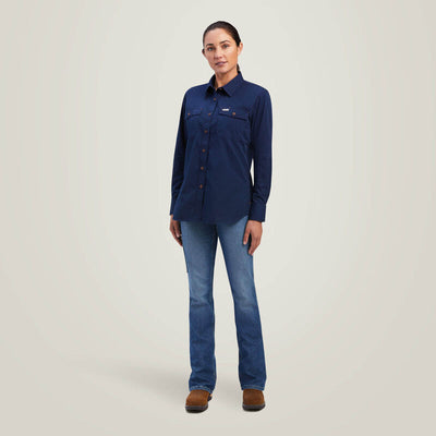 Ariat Women's Rebar Washed Twill Work Shirt